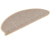 Alfombra autoadhesiva escalera sisal 30 uds | alfombras de escalera | tapetes de escalera beige claro cfw961991