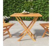 Maison exclusive - mesa de jardín plegable madera de teca maciza 85x85x76 cm