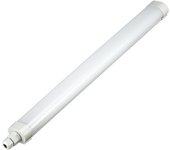 Pantalla estanca led 60cm 18w 4000k 140lm integrado tubeline ip65 blanco(pel60-18n)