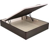 Canapé abatible pikolin desing tapa embutida altura 31 cm - 160x200 cm - wengue