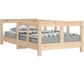 Cama individual | estructura de cama para niños madera maciza de pino 70x140 cm cfw10091