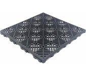 Pack ahorro 24 losetas autoventiladas (2 m² aprox. - forja/antracita) - para suelos de piscinas, terrazas, tarima, césped artificial, trasteros...