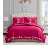Juicy couture set di biancheria da letto matrimoniale con design gotico, set da 2 pezzi include (1) 228 x 172 cm piumino e (1) 50,8 x 66,8 cm, resiste