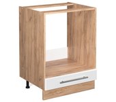 Vicco armario para horno empotrado fame-line, blanco alto brillo, 60 cm sin encimera