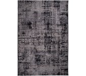 Alfombra de polipropileno negra catania 110 x 60 cm