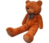 Vidaxl oso de peluche grande xxl marrón 135 cm