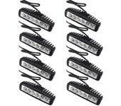 8 x 18w led de trabajo 12v 24v proyector offroad para tractor, excavador, proyectores, ip67