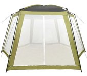 Tienda de jardín | carpa para piscina de tela verde 590x520x250 cm cfw310778