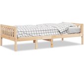 Cama individual | cama para niños sin colchón madera maciza de pino 80x200 cm cfw550408