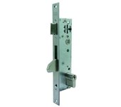 Cerradura para puerta metálica tesa 2210be253ai con picaporte y palanca basculante