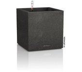 Maceta canto color 40, negro grafito 7 l 40 cm
