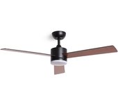 Techbrey ventilador de techo silencioso fleves 132cm motor dc mando a distancia, con luz