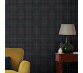 Papel pintado cuadriculado joules rothero heritage 1005 x 52cm azul