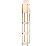 Lámpara de pie 7119-white, gold oro blanco metal diámetro 20x34 cm