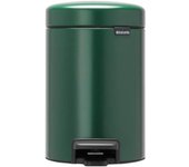 Brabantia - pattumiera da bagno, colore: verde pino., 3 litri
