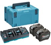 Makita 191y97-1 kit de baterías 40vmax 8.0ah xgt bl4080fx2 + dc40rb xgt makpac