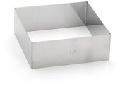 De buyer 3906.12 quadrati in acciaio inox anelli altezza: 4,5 cm
