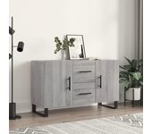 Aparador | aparador de comedor | armario de cocina de madera de ingeniería gris sonoma 100x36x60 cm cfw77387