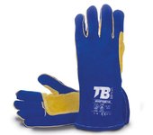 Guante soldador mig crupon azul pulgar reforzado 960 proxima talla-9 (caja 5)
