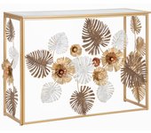 Consola glam floris 113x40x80 cm