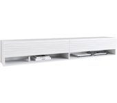 Mueble tv sarasota 119, blanco, número de puertas: 2.00, 180x30x33cm