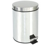 Amig cubo basura metal redondo pedal inox 20 l.