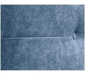Dhome cabecero de tela aqualine pro cabeceros cabezal tapizado cama lujo (azul, 105cm)