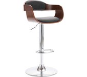 Maison exclusive - taburete de cocina madera contrachapada y tela gris