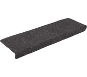 Alfombrilla autoadhesiva escalera 30 uds | alfombras de escalera | tapetes de escalera antracita 65x21x4 cm cfw989377