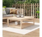 Maison exclusive - mesa de jardín madera maciza pino 121x82,5x45 cm