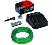 Kit de instalación de 1200 m² para robot cortacésped - batería, cuchillas de repuesto