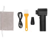 Soplador de aire eléctrico inalámbrico de alta velocidad, eficiente, 100.000 rpm, aleación de aluminio, portátil, para el hogar, el automóvil y la com