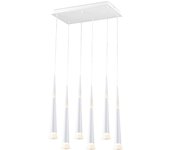 Lámpara de techo colgante led flaute 9c - 40 w - 4200 k - metal - azabak