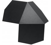 Sollux tre - aplique de pared 2 luces negro, g9