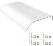 Toldo de puerta marquesina para puerta protección exterior contra la lluvia y las inclemencias 40 x 80 cm montaje en pared exterior