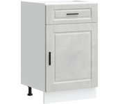 Mueble bajo de cocina | armario de cocina porto gris cemento madera reconstituida cfw169130
