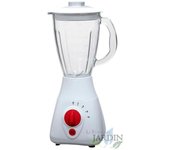 Batidora de vaso 550w, 1.5 litros, 4 velocidades y jarra de cristal - ideal para smoothies y bebidas frías
