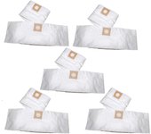 Vhbw 50x bolsa aspiradora reemplaza kärcher 6.904-045, 6.904-051, 6.904-051.0 para aspiradora - vellón micro, 38 cm x 32 cm, blanco