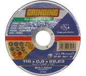 Muela de hierro plana para esmerilar 115x0,8 hdmf