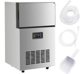 Máquina de hielo plateada 45 kg / 24 h