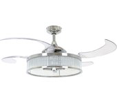 Ventilador de techo fanaway corbelle en cromo