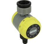 Amig - programador de riego manual | ø 60 x 80 mm | hasta 2 horas de riego | con filtro protector para manguera y adaptador de grifo de roscas con 19