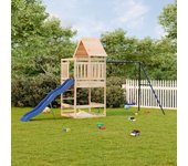 Maison exclusive - parque infantil de exterior madera maciza de pino