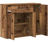Aparador | aparador de comedor | armario de cocina madera ingeniería madera envejecida 88x30x70 cm cfw49369