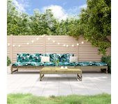 Juego de muebles de jardín 4 piezas | conjunto de comedor | conjunto de descanso madera de pino impregnada cfw959259