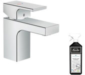 Hansgrohe vernis shape70 coolstart mezclador de lavabo con vaciador y extraíble cromo + limpiador briochin