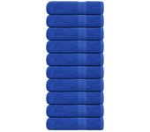 Maison exclusive - toallas de baño 10 uds azul 100x150 cm 360 g/m² 100% algodón
