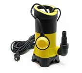 Bomba de aguas residuales 7500l/h 400 vatios bomba sumergible drenaje de construcción amarillo 16_0000619
