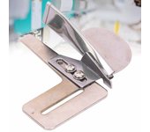 Dobladora de máquina de coser plana de tela dura dobladora de máquina de coser de una sola aguja (entrada 1-1/8 salida 9/16)
