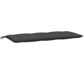 Cojín exterior | cojín para banco jardín tela gris antracita melange 120x50x7 cm cfw167512